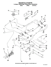 03 - Manifold Parts parts for Maytag Range JGS8850CDS00 from AppliancePartsPros.com
