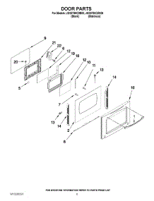 04 - Door Parts parts for Maytag Range JGS8750CDB00 from AppliancePartsPros.com