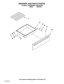 05 - Drawer And Rack Parts parts for Maytag Range JGS8750CDB00 from AppliancePartsPros.com