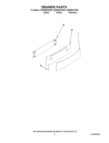 06 - Drawer Parts parts for Maytag Range JES9900CCW00 from AppliancePartsPros.com