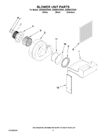 02 - Blower Unit Parts parts for Maytag Range JDS9860CDW00 from AppliancePartsPros.com