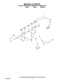 04 - Manifold Parts parts for Maytag Range JDS9860CDW00 from AppliancePartsPros.com