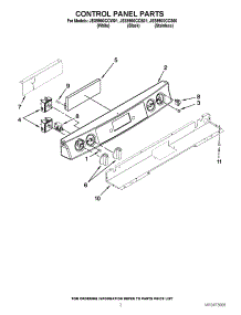 02 - Control Panel Parts parts for Maytag Range JES9900CCS00 from AppliancePartsPros.com