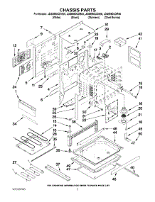 04 - Chassis Parts parts for Maytag Range JDS8850CDW00 from AppliancePartsPros.com