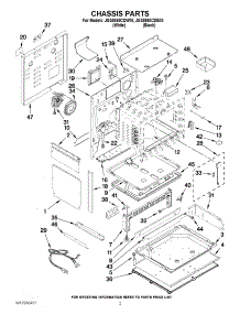 02 - Chassis Parts parts for Maytag Range JGS8850CDW00 from AppliancePartsPros.com
