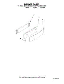 06 - Drawer Parts parts for Maytag Range JES9860CCW00 from AppliancePartsPros.com