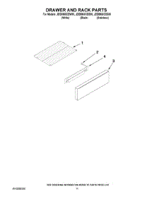 07 - Drawer And Rack Parts parts for Maytag Range JDS9860CDS00 from AppliancePartsPros.com