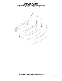 06 - Drawer Parts parts for Maytag Range JES9750CAW00 from AppliancePartsPros.com