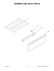06 - Drawer And Rack Parts parts for Maytag Range JGS9900BDF15 from AppliancePartsPros.com