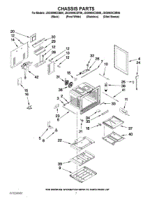 05 - Chassis Parts parts for Maytag Range JGS9900CDS00 from AppliancePartsPros.com