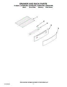 07 - Drawer And Rack Parts parts for Maytag Range JGS9900CDS00 from AppliancePartsPros.com