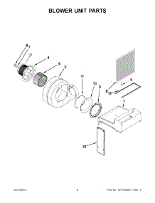 02 - Blower Unit Parts parts for Maytag Range JGS9900BDB15 from AppliancePartsPros.com