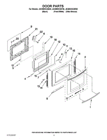 06 - Door Parts parts for Maytag Range JGS9900CDB00 from AppliancePartsPros.com