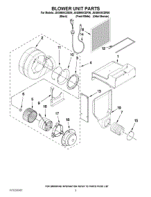 02 - Blower Unit Parts parts for Maytag Range JGS9900CDF00 from AppliancePartsPros.com