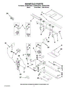 04 - Manifold Parts parts for Maytag Range JGS9900CDF00 from AppliancePartsPros.com