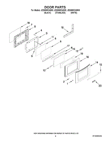05 - Door Parts parts for Maytag Range JES8860CAB00 from AppliancePartsPros.com