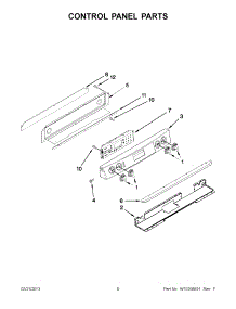 03 - Control Panel Parts parts for Maytag Range JGS9900BDS15 from AppliancePartsPros.com