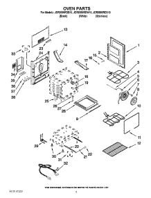 03 - Oven Parts parts for Maytag Range JDR8880RDW10 from AppliancePartsPros.com