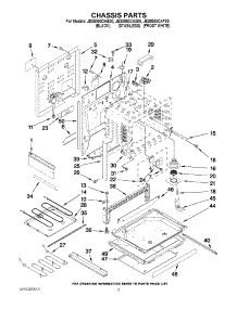 03 - Chassis Parts parts for Maytag Range JES8850CAS00 from AppliancePartsPros.com