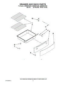 04 - Drawer And Rack Parts parts for Maytag Range JES8850CAB00 from AppliancePartsPros.com