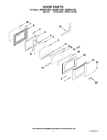 05 - Door Parts parts for Maytag Range JES8850CAB00 from AppliancePartsPros.com