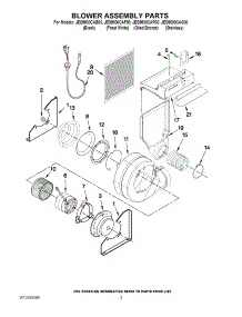 03 - Blower Assembly Parts parts for Maytag Range JES9800CAS00 from AppliancePartsPros.com