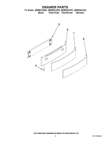 06 - Drawer Parts parts for Maytag Range JES9800CAR00 from AppliancePartsPros.com