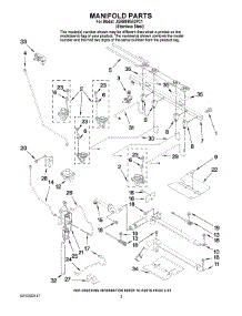 03 - Manifold Parts parts for Maytag Range JGR8890ADP21 from AppliancePartsPros.com
