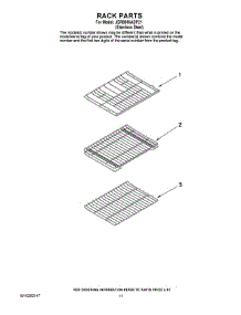 07 - Rack Parts parts for Maytag Range JGR8890ADP21 from AppliancePartsPros.com