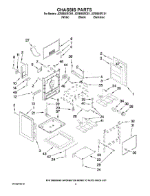 03 - Chassis Parts parts for Maytag Range JER8885RCB1 from AppliancePartsPros.com