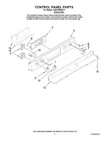 02 - Control Panel Parts parts for Maytag Range JES8750BAS17 from AppliancePartsPros.com