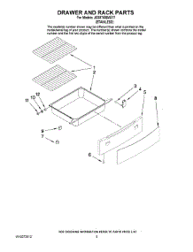 04 - Drawer And Rack Parts parts for Maytag Range JES8750BAS17 from AppliancePartsPros.com