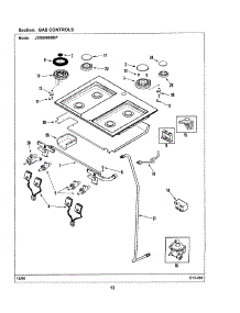 07 - Gas Controls parts for Maytag Range JDS8860BDP from AppliancePartsPros.com