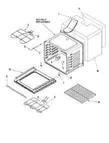 02 - Cavity parts for Jenn-Air Range JER8785RAF from AppliancePartsPros.com