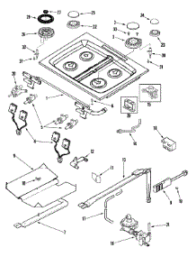 05 - Gas Controls parts for Jenn-Air Range JGS8850BDW from AppliancePartsPros.com