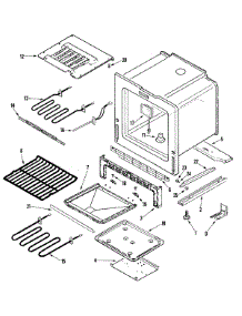 05 - Oven / Base parts for Jenn-Air Range JES8750BAS from AppliancePartsPros.com