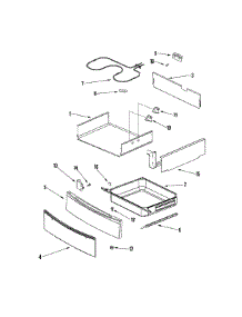 08 - Warming Drawer parts for Jenn-Air Range JGS8850BDQ from AppliancePartsPros.com