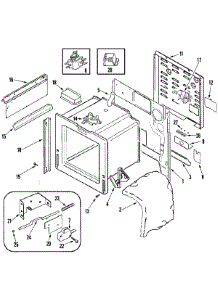 02 - Body parts for Jenn-Air Range JES9860BAS from AppliancePartsPros.com