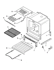 06 - Oven / Base parts for Jenn-Air Range JES9750BAS from AppliancePartsPros.com