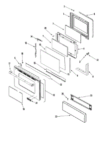 05 - Door / Access Panel (Ser Pre 11) parts for Jenn-Air Range JDS9865BDP from AppliancePartsPros.com