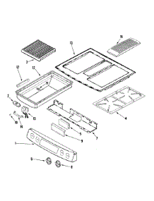 03 - Control Panel / Top Assembly parts for Jenn-Air Range JDS9860BDB from AppliancePartsPros.com
