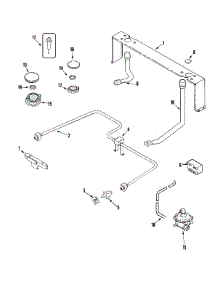 03 - Gas Controls parts for Jenn-Air Range JDS8850ACW from AppliancePartsPros.com