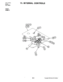 07 - Internal Controls parts for Jenn-Air Range S166W-C from AppliancePartsPros.com
