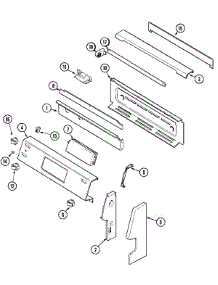 02 - Control Panel parts for Jenn-Air Range JGR8750BDW from AppliancePartsPros.com