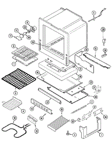 05 - Oven / Base parts for Jenn-Air Range JGR8750BDQ from AppliancePartsPros.com