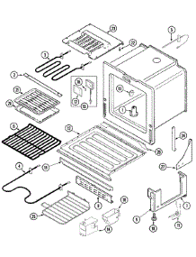 05 - Oven / Base parts for Jenn-Air Range JES9750AAW from AppliancePartsPros.com