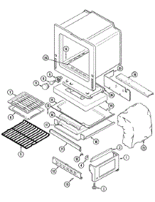 05 - Oven / Base parts for Jenn-Air Range FCG20100W from AppliancePartsPros.com