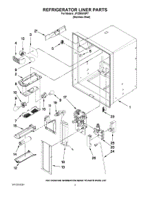 02 - Refrigerator Liner Parts parts for Jenn-Air Refrigerator JFI2089AEP7 from AppliancePartsPros.com