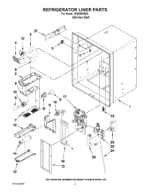 02 - Refrigerator Liner Parts parts for Jenn-Air Refrigerator JFI2089WES3 from AppliancePartsPros.com