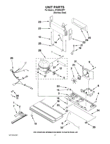 10 - Unit Parts parts for Jenn-Air Refrigerator JFI2089AEP7 from AppliancePartsPros.com